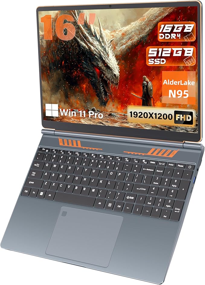 Rumtuk 16" Gaming Laptop Computer by rumtuk