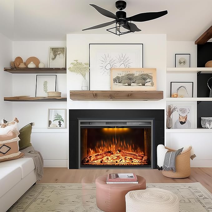 Velaychimny 52" Electric Fireplace Insert - Image 7