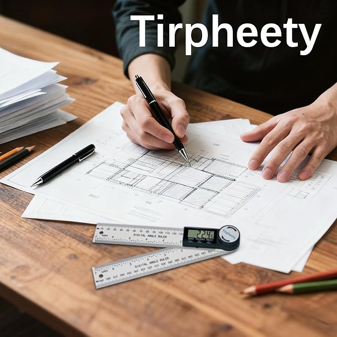 Tirpheety Digital Angle Finder Protractor, 3rd Generation Quick Display Angle - Image 7