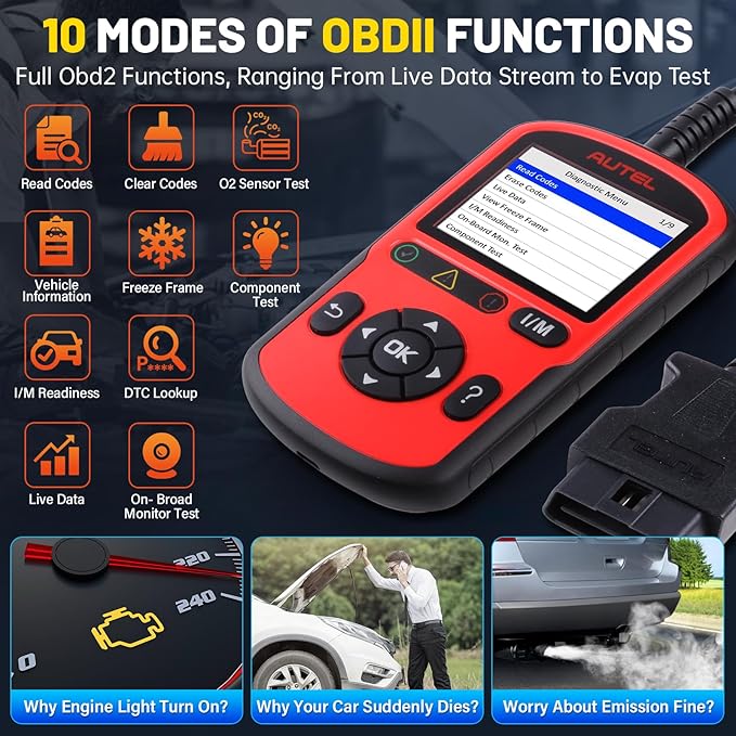 Autel OBD2 Scanner AutoLink AL549Code Reader - Image 8