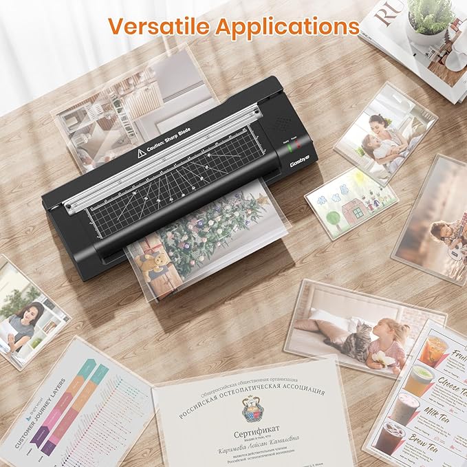 Gasbye Laminator Machine, 13-Inch Thermal Laminator - Image 7