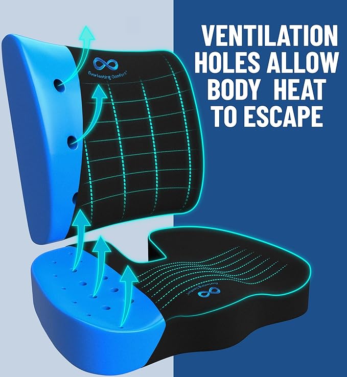Everlasting Comfort Doctor Recommended Memory Foam Seat Cushion - Image 2