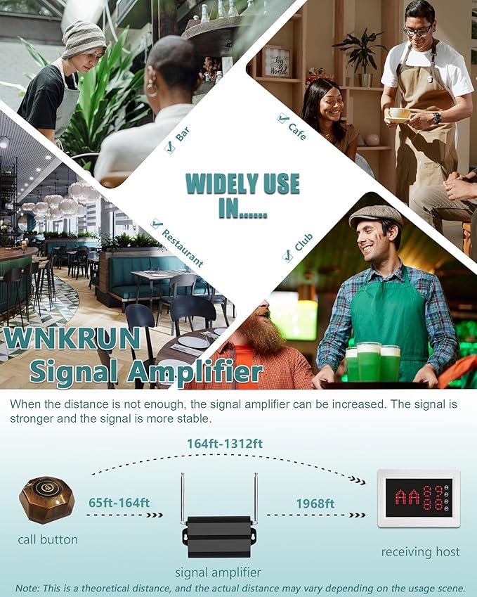 Restaurant Pager System Wireless Calling System - Image 9