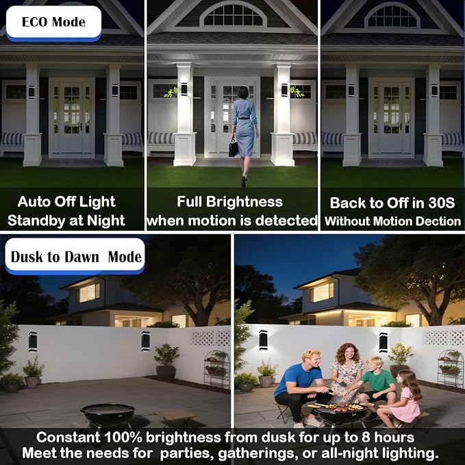 iYogaled Motion Sensor Outdoor Wall Lights - Image 3