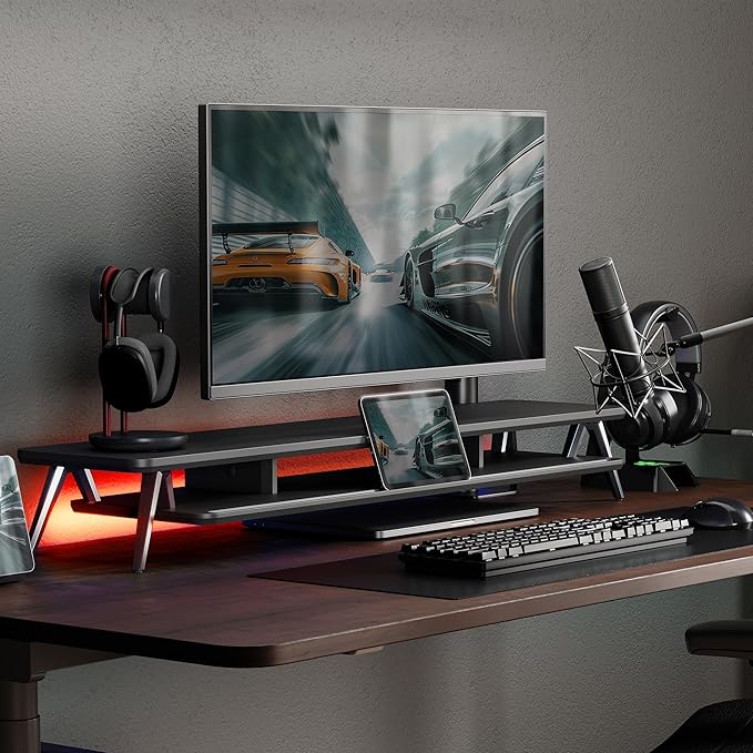 Fenge Dual Monitor Stand, Monitor Stands Riser - Image 2