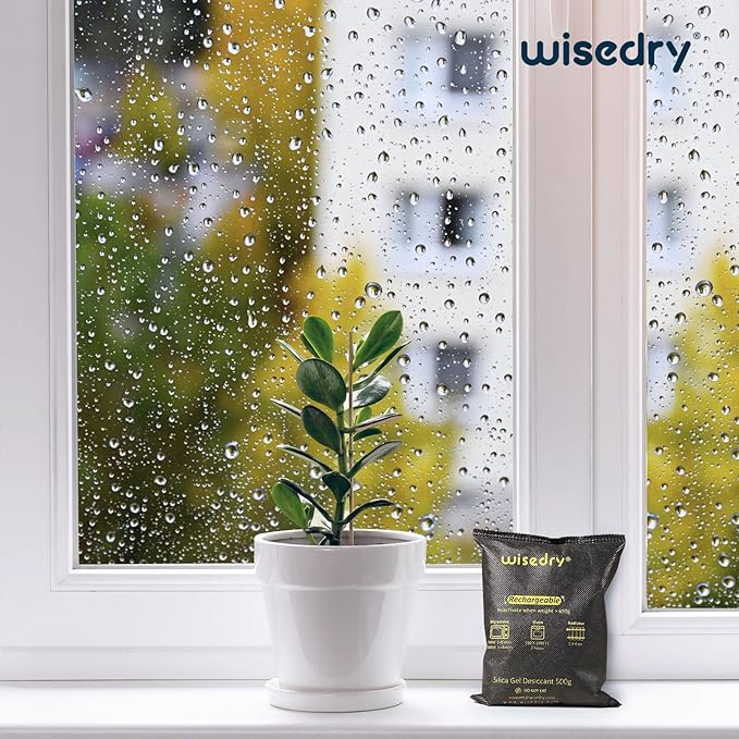 wisedry 10 x 500 Grams Rechargeable Silica Gel Car Dehumidifier, Microwave Fast - Image 6
