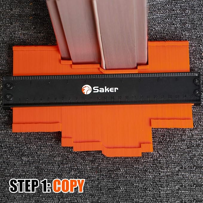 Saker Contour Gauge Profile Tool- Adjustable Lock-Precisely Copy Irregular - Image 3