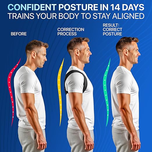 NEW 2026 Posture Corrector for Men & Women – Adjustable Figure-8 Back Brace for - Image 2