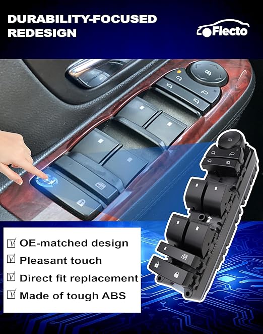 Flecto 20835553 Master Power Window Switch Driver Side - Image 4