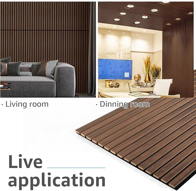 Art3d 2-Pack Acoustic Wood Slat Wall Panels - Image 3