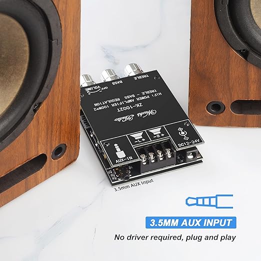 Wuzhi Audio ZK-1002T Bluetooth Amplifier Board 100W+100W Audio Amplifier - Image 4