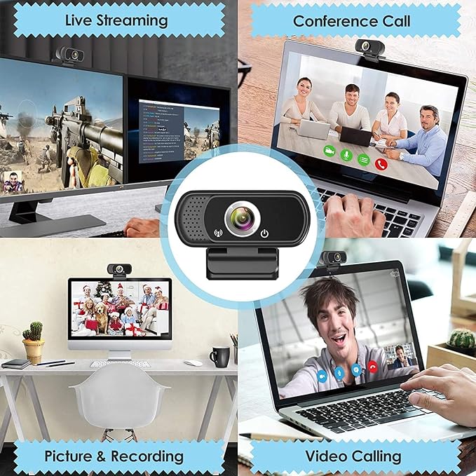 USB C Webcam for Switch 2 / PC: 1080P HD Web Cam - Image 7