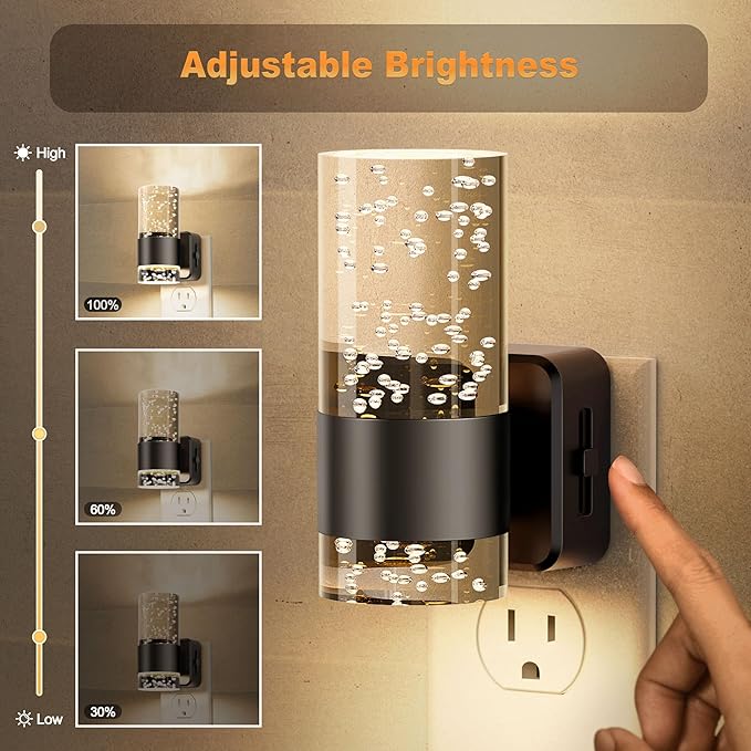 JandCase Night Light, Night Lights Plug into Wall, 3000K LED Nightlight - Image 2