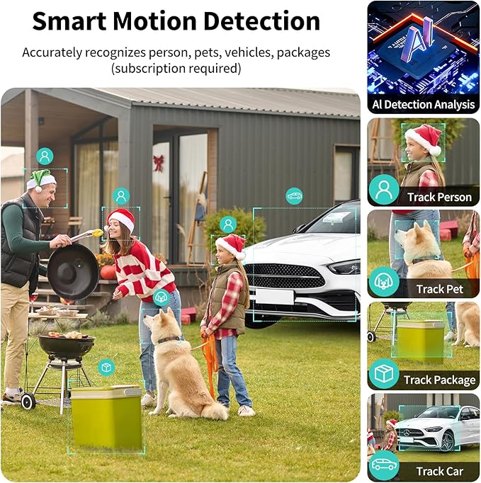 2K FHD Solar Powered Security Cameras Wireless Outdoor, WiFi Wireless Cameras - Image 9