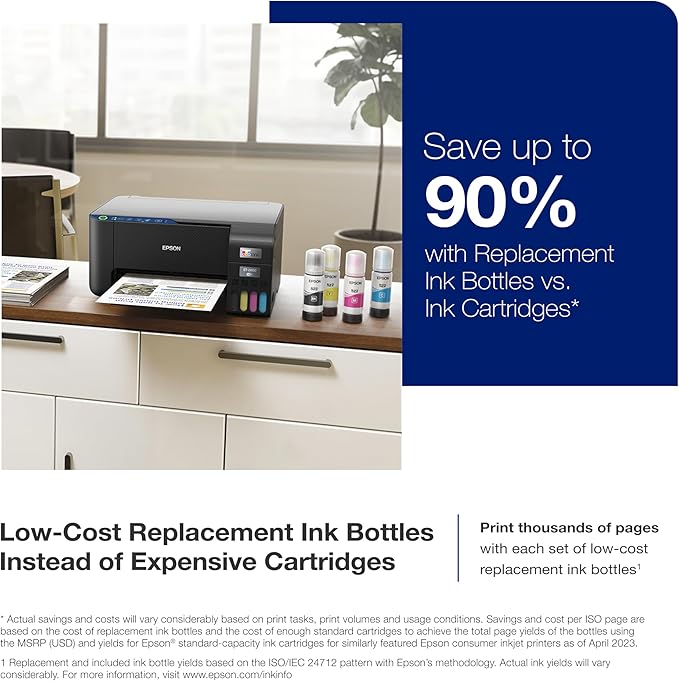 Epson EcoTank ET-2400 Wireless Color All-in-One Cartridge-Free Supertank Printer - Image 2