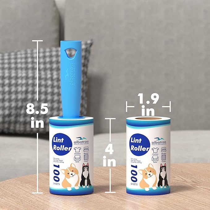 Extra Sticky Lint Roller, Mega Value Set 400 Sheets - Image 3