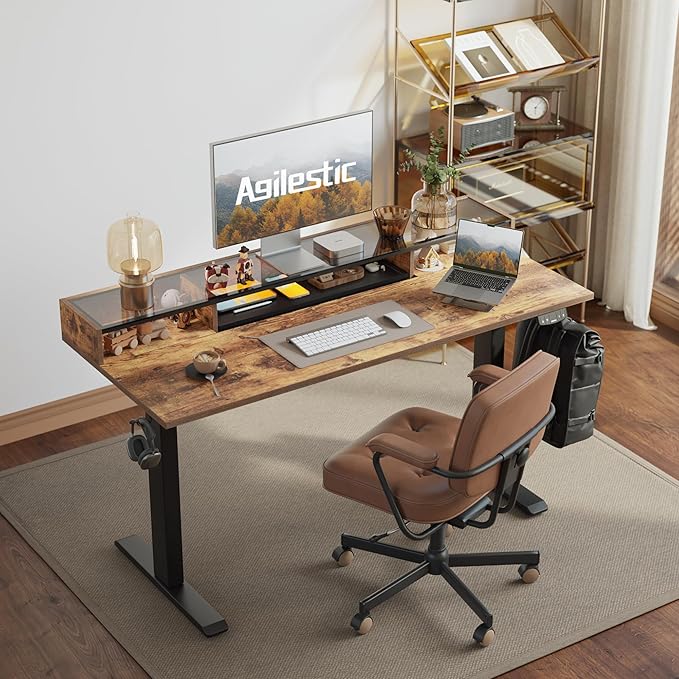 Agilestic Glass Standing Desk - Image 2