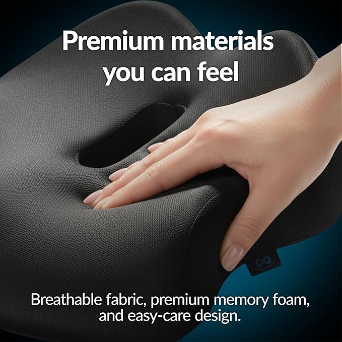 Everlasting Comfort Doctor Recommended Memory Foam Seat Cushion - Image 4