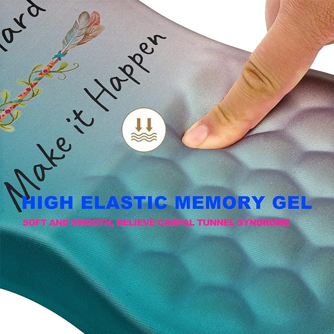 KUOSGM Mouse Pad Wrist Support, Ergonomic Mouse Pad - Image 3