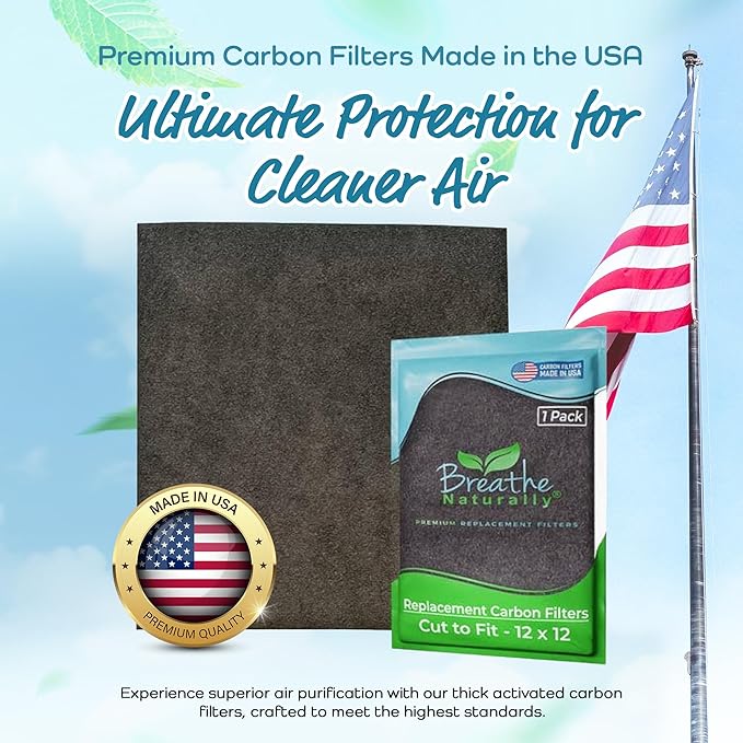 Breathe Naturally Universal Cut To Fit Carbon Activated Air Filter - Image 2