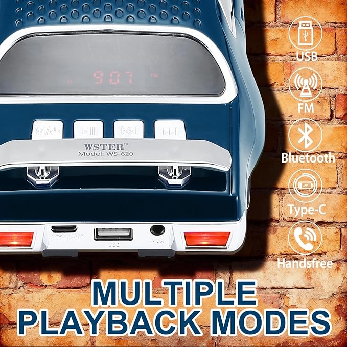 Retro Car Bluetooth Speaker - Image 4