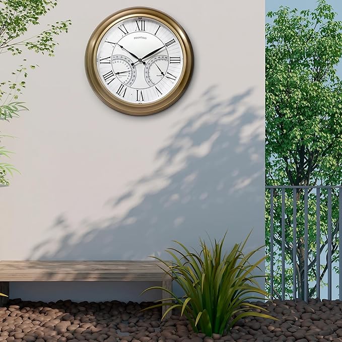 FOUNTAIN DESIGNS 24 Inch in/Outdoor Wall Clock - Image 5