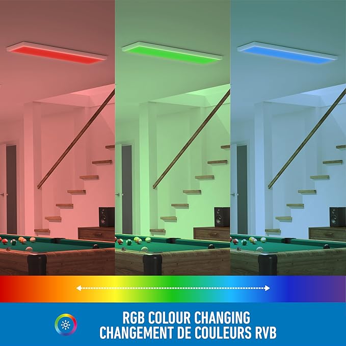 artika Skyshade 30″ LED Flat Panel Ceiling Light – 4, 000 Lumens, RGB + Tunable - Image 7