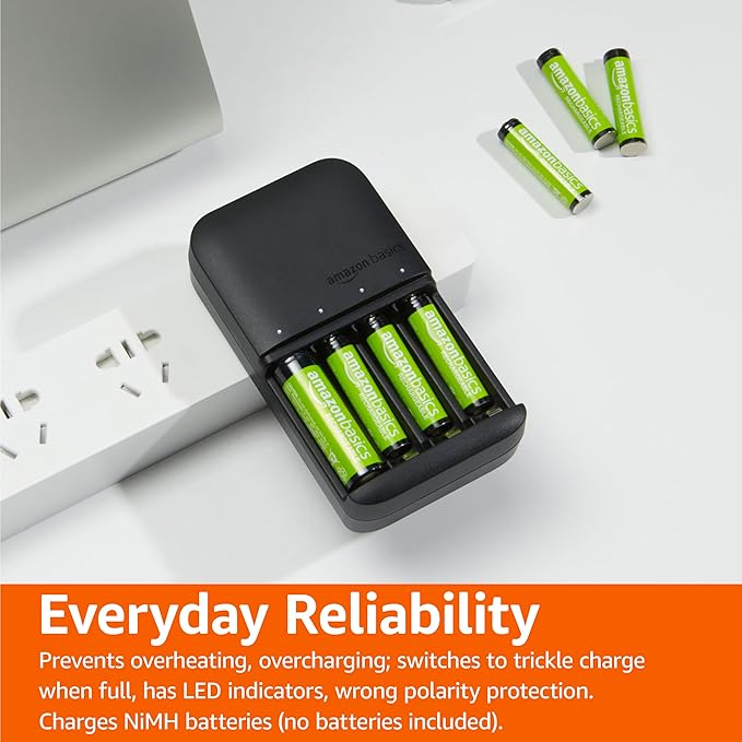 Amazon Basics Battery Charger for Rechargeable AA and AAA NiMh Batteries - Image 6