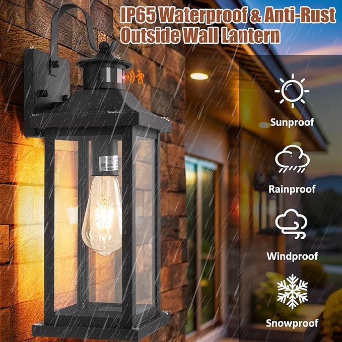 Roravilila 1-Pack 18 Inch Motion Sensor Front Porch Light IP65 Waterproof - Image 7