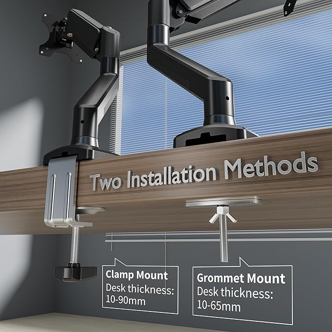 Single Monitor Arm Desk Mount，Gas Spring Monitors Arm - Image 7