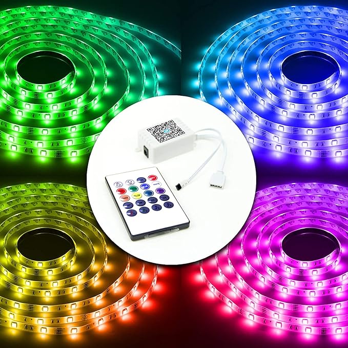 DAYBETTER 2 Ports 20 Key Smart Wi-Fi Led Strip Lights Remote Control, Output - Image 3