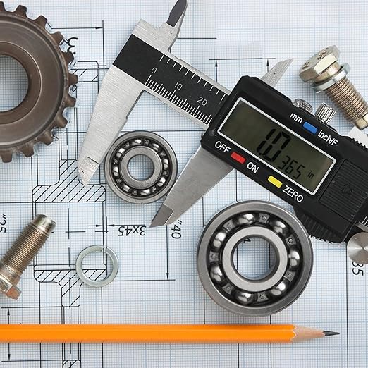 Simhevn Digital Caliper Measuring Tool, - Image 5