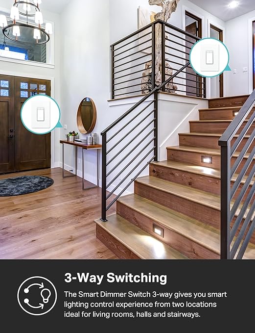Kasa Smart 3 Way Dimmer Switch KIT, Dimmable Light Switch Compatible - Image 3