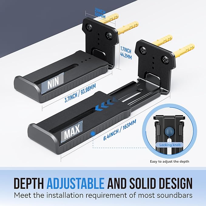Agandax Soundbar Wall Mount Bracket - Image 5