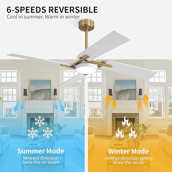WINGBO 54 Inch Ceiling Fan - Image 3