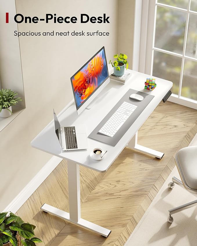 SANODESK Electric Standing Desk 48 x 24 Inches Whole-Piece Desktop Height - Image 7