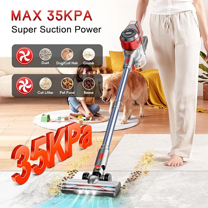 BSNAW Cordless Stick Vacuum Cleaner - Image 2