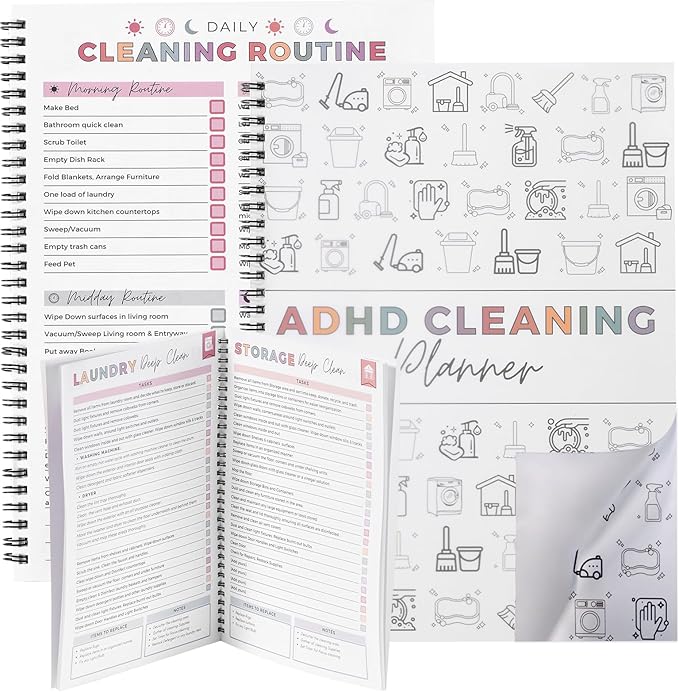 ADHD Cleaning Planner‌, Cleaning Plan Schedule and Checklist‌ - Image 8