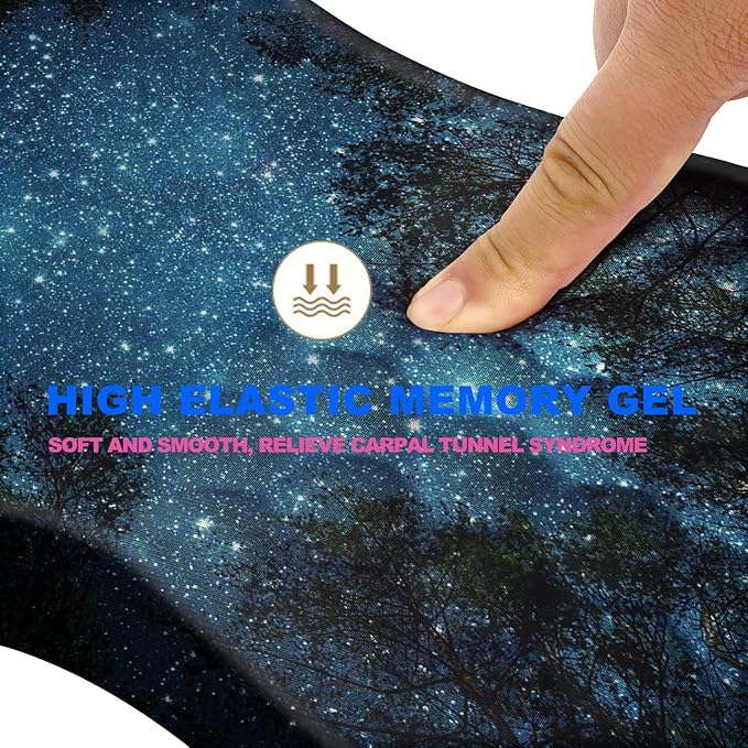 KUOSGM Mouse Pad Wrist Support, Ergonomic Mouse Pad - Image 3