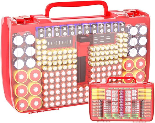 Aptbyte Battery Organizer Storage Holder Box Case by APTBYTE
