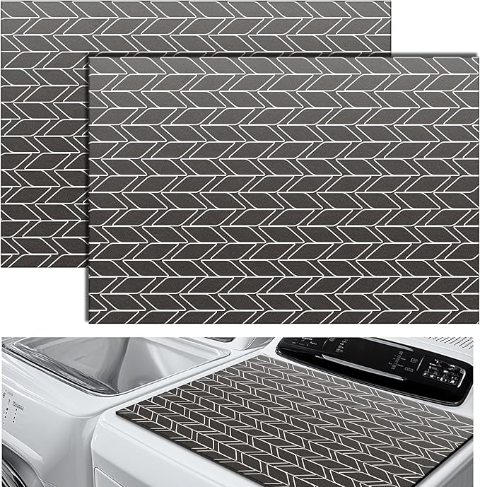 Teenyyou 2 Pcs 26" x 18" Dryer Top Protector Mat, Washer and Dryer Topper by Teenyyou