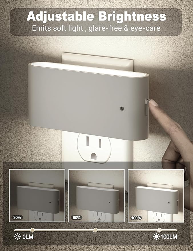 JandCase LED Night Lights Plug into Wall, Night Light - Image 2