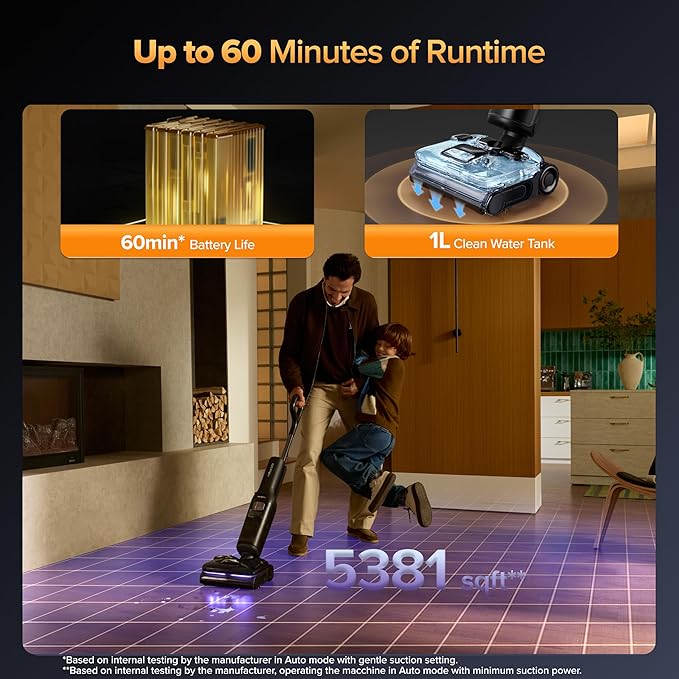 roborock F25 Ultra Steam Wet Dry Vacuum Cleaner, 356°F Steam Mop & 187°F Hot - Image 9