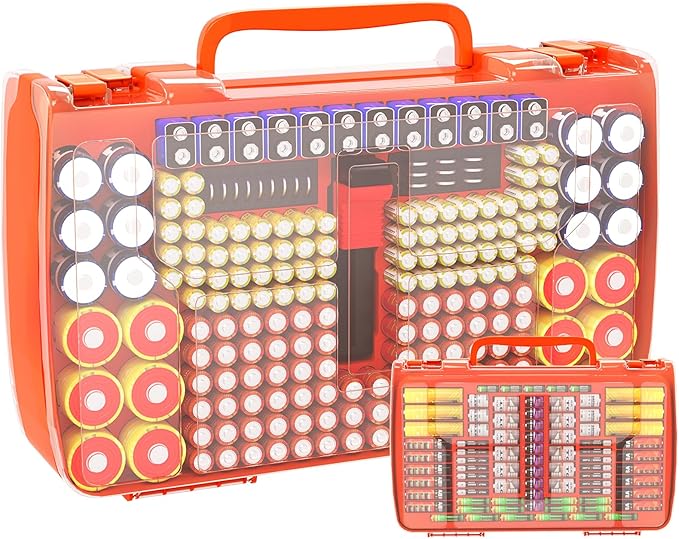 Aptbyte Battery Organizer Storage Holder Box Case by APTBYTE