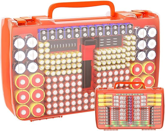 Aptbyte Battery Organizer Storage Holder Box Case by APTBYTE