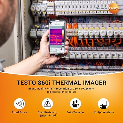 testo 860i Wireless Thermal Imaging Camera - Image 4