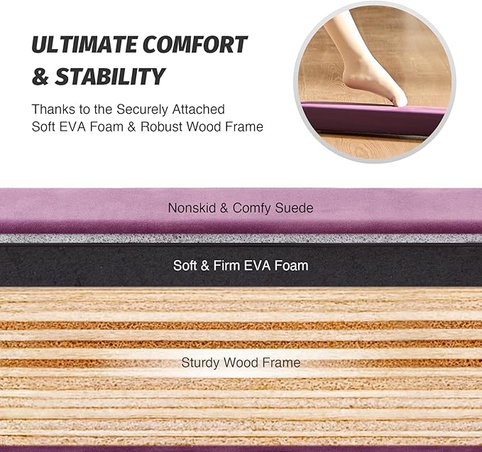 ZELUS 8' Folding Gymnastics Balance Beam, Floor Balance Beam w/Carry Handles - Image 7