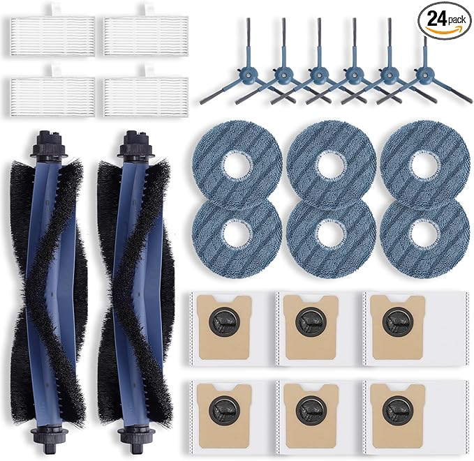 Replacement Parts Kit for eufy Omni C20 Robot Vacuum Accessories, 2 Roller by Unknown