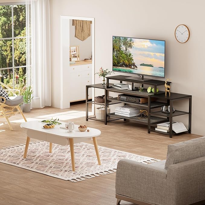 aboxoo 45" TV Riser for 32-60 inch TV, TV Riser Stand Shelf, Tabletop TV Stand - Image 8