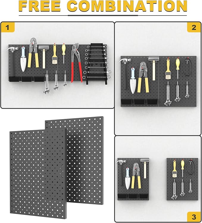 Ultrawall Metal Pegboard Panels, Pegboard Wall Organizer, Garage Tool Storage - Image 4